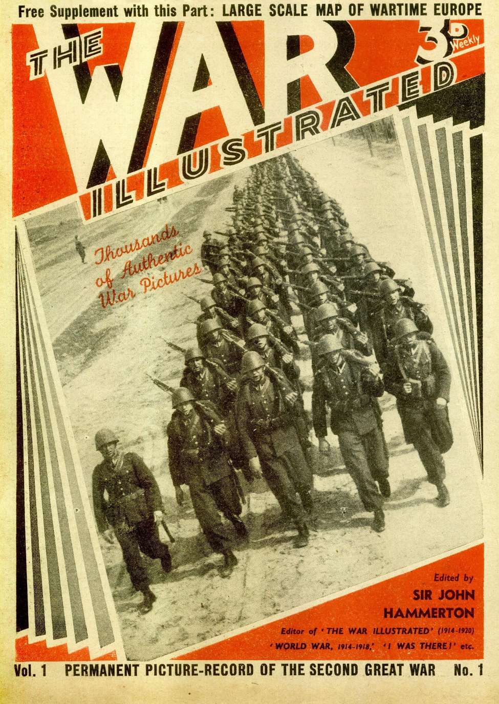 Book Cover For The War Illustrated v1 1