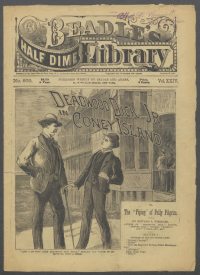 Large Thumbnail For Beadle's Half Dime Library 600 - Deadwood Dick Jr. on Coney Island
