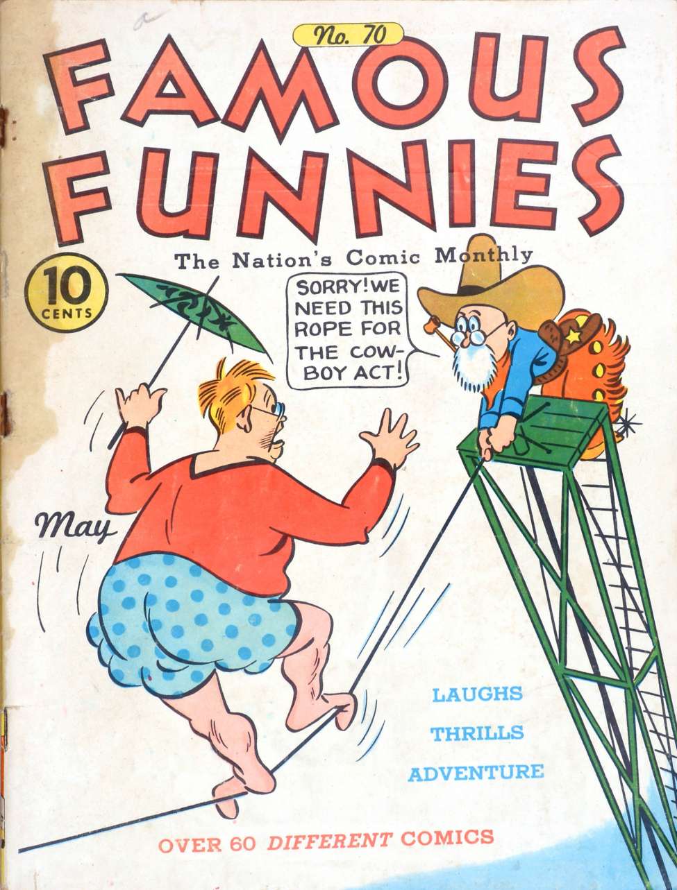 Comic Book Cover For Famous Funnies 70