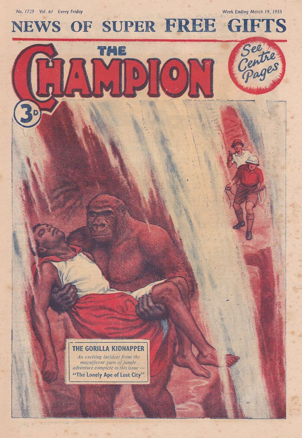 Comic Book Cover For The Champion 1729