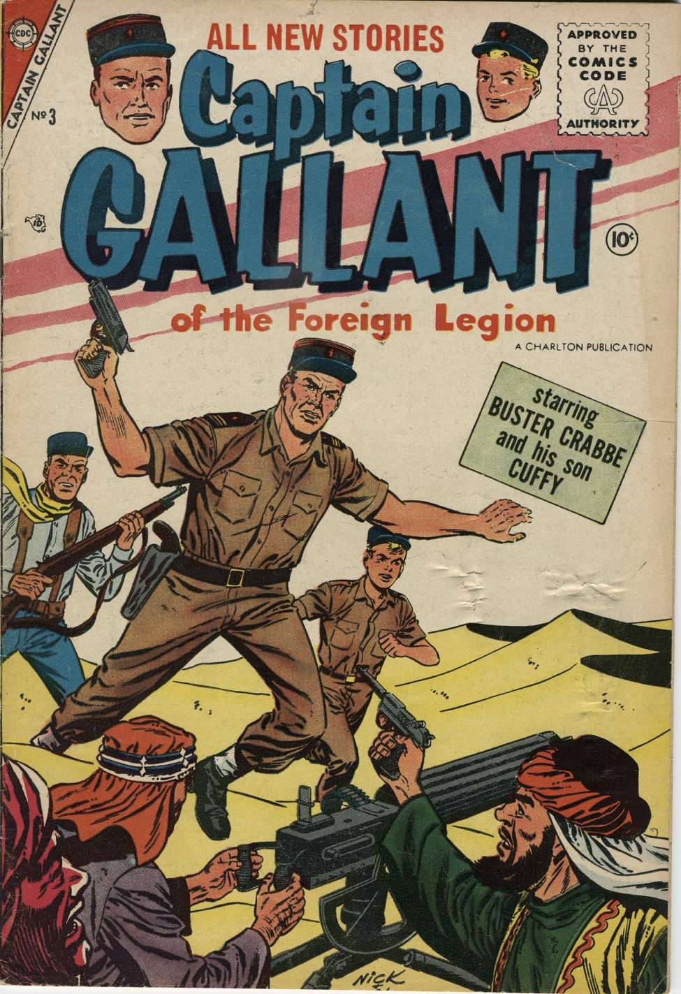 Comic Book Cover For Captain Gallant 3