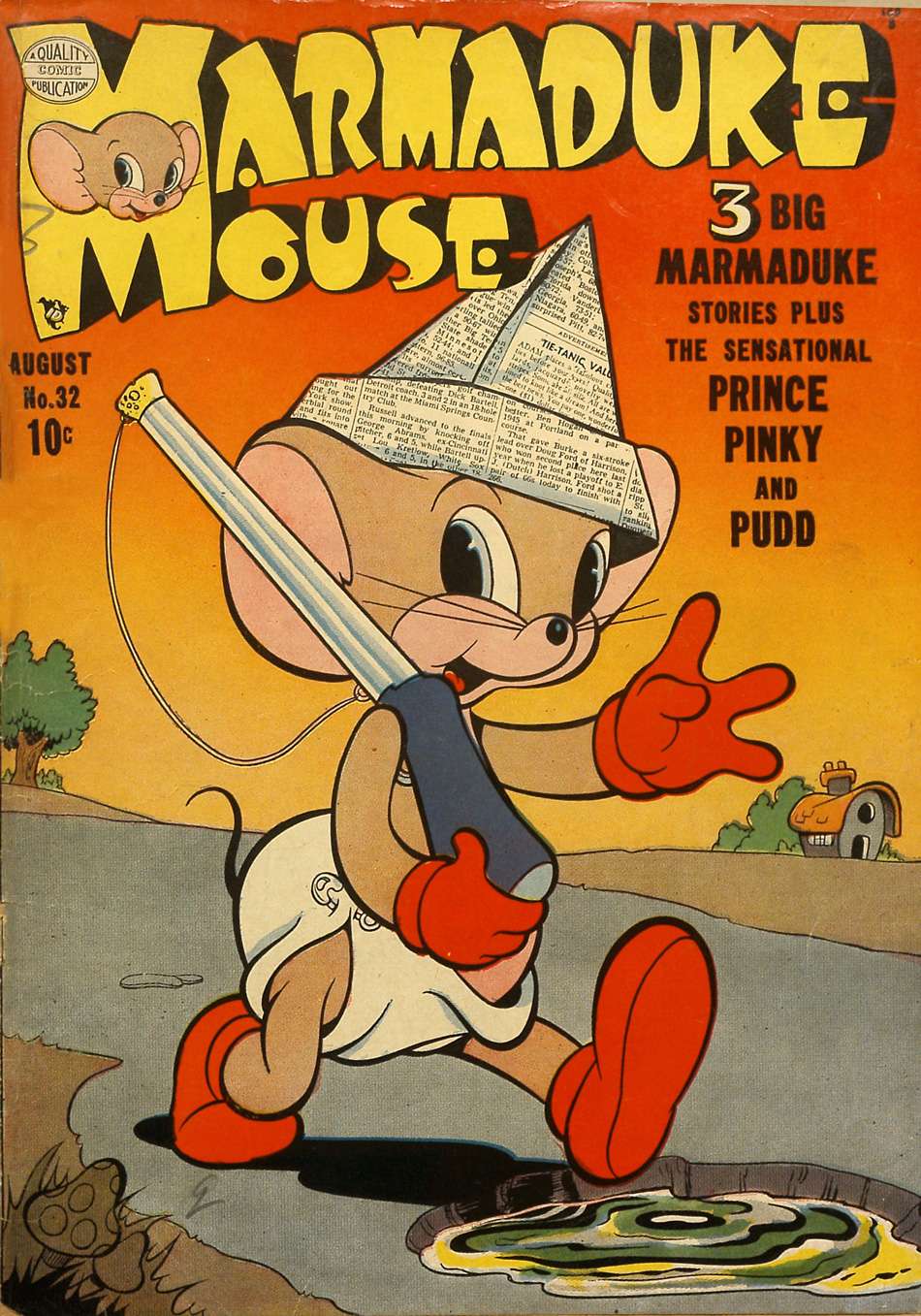 Book Cover For Marmaduke Mouse 32