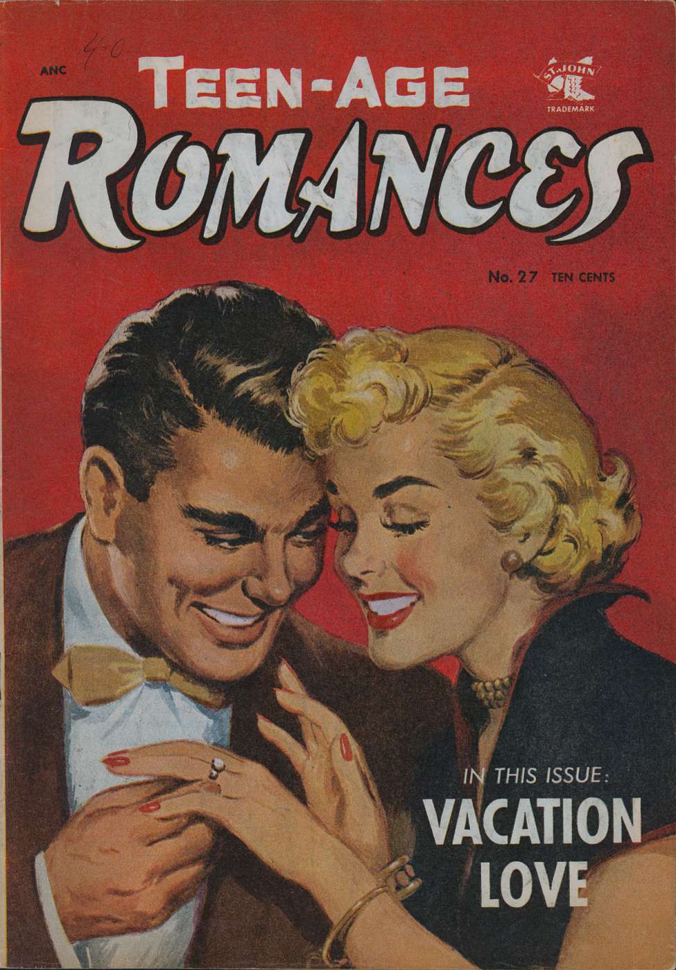 Book Cover For Teen-Age Romances 27