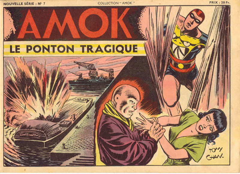 Comic Book Cover For Amok 7 - Le Ponton Tragique