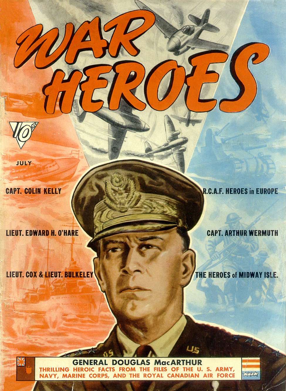 Comic Book Cover For War Heroes 1