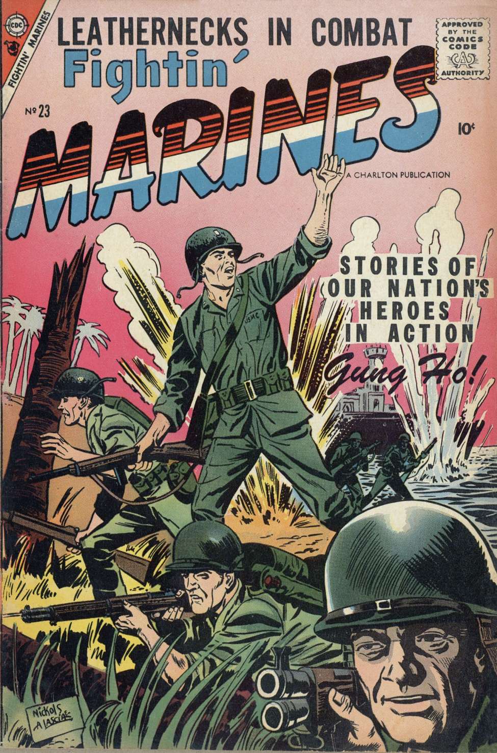 Book Cover For Fightin' Marines 23