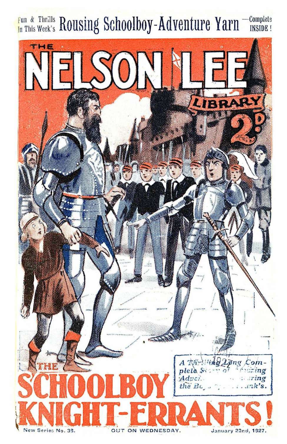 Comic Book Cover For Nelson Lee Library s2 38 - The Schoolboy Knight Errants