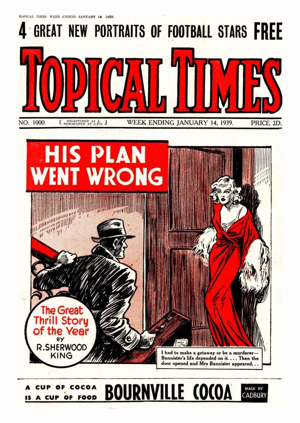 Comic Book Cover For Topical Times 1000