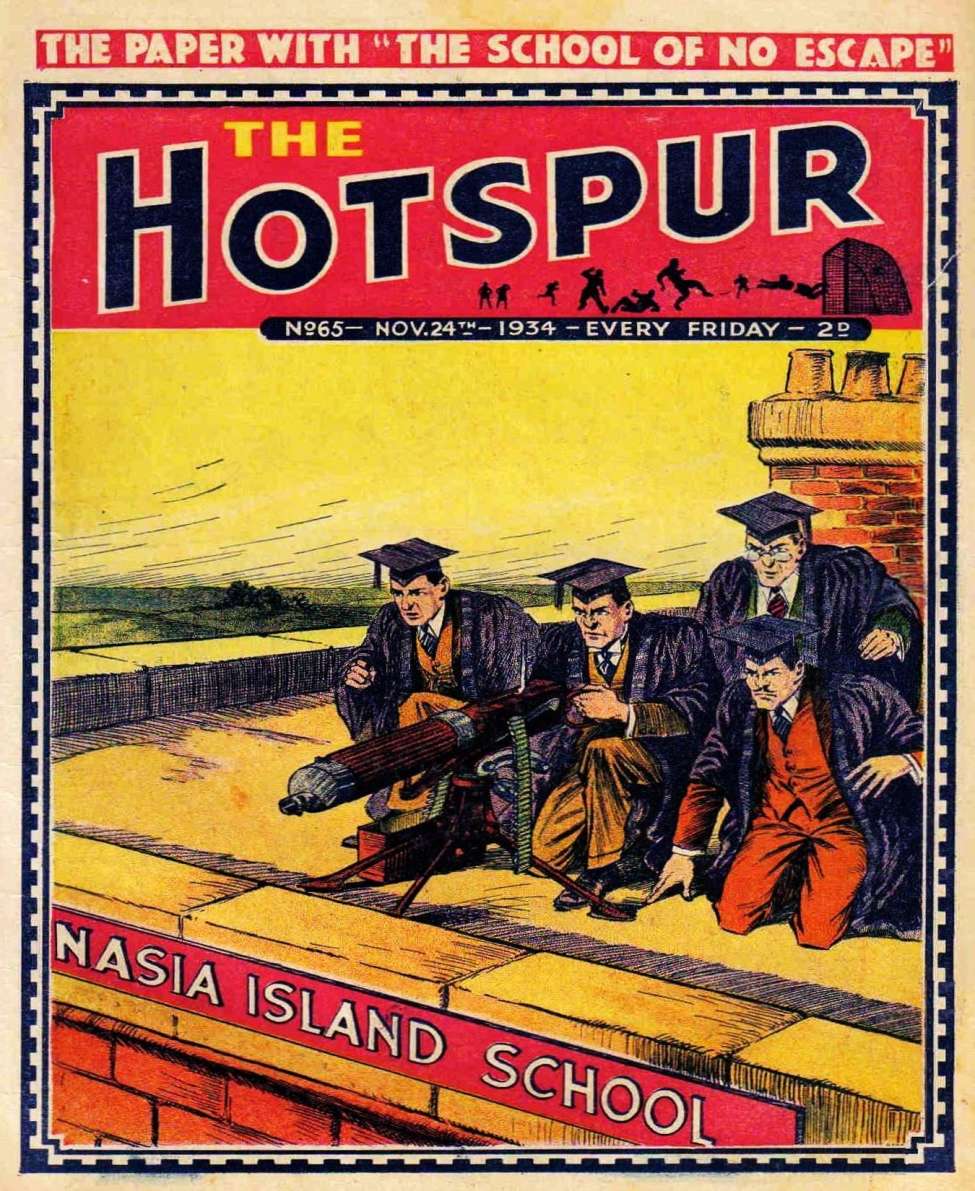 Comic Book Cover For The Hotspur 65
