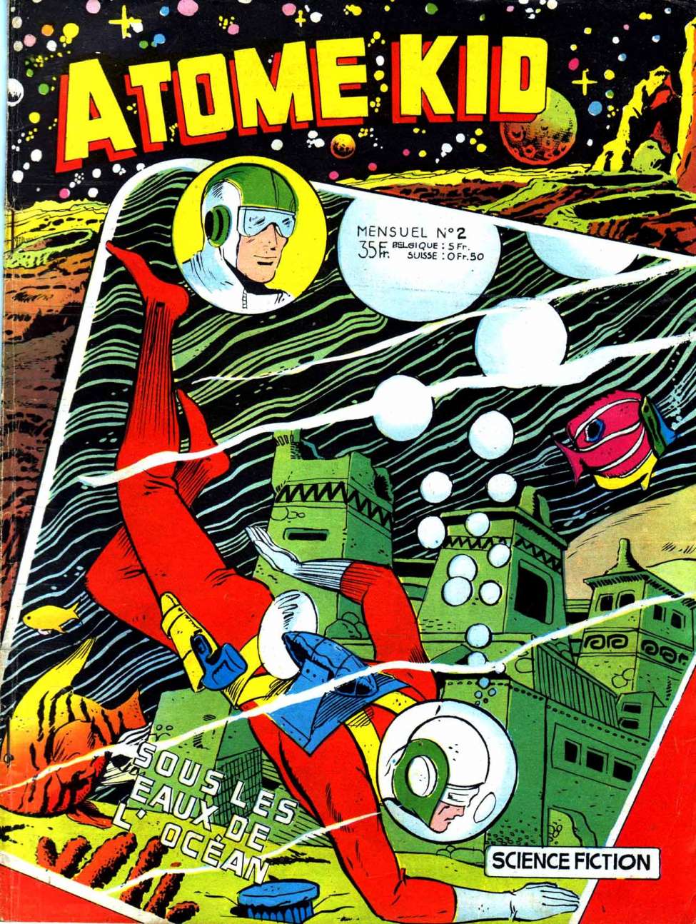Comic Book Cover For Atome Kid 2 - Sous les eaux de l'océan