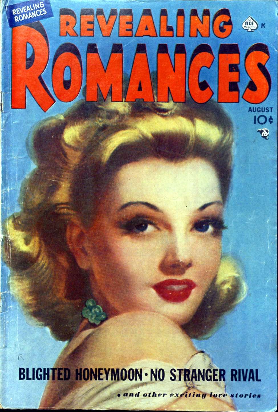 Comic Book Cover For Revealing Romances 6 - Version 2
