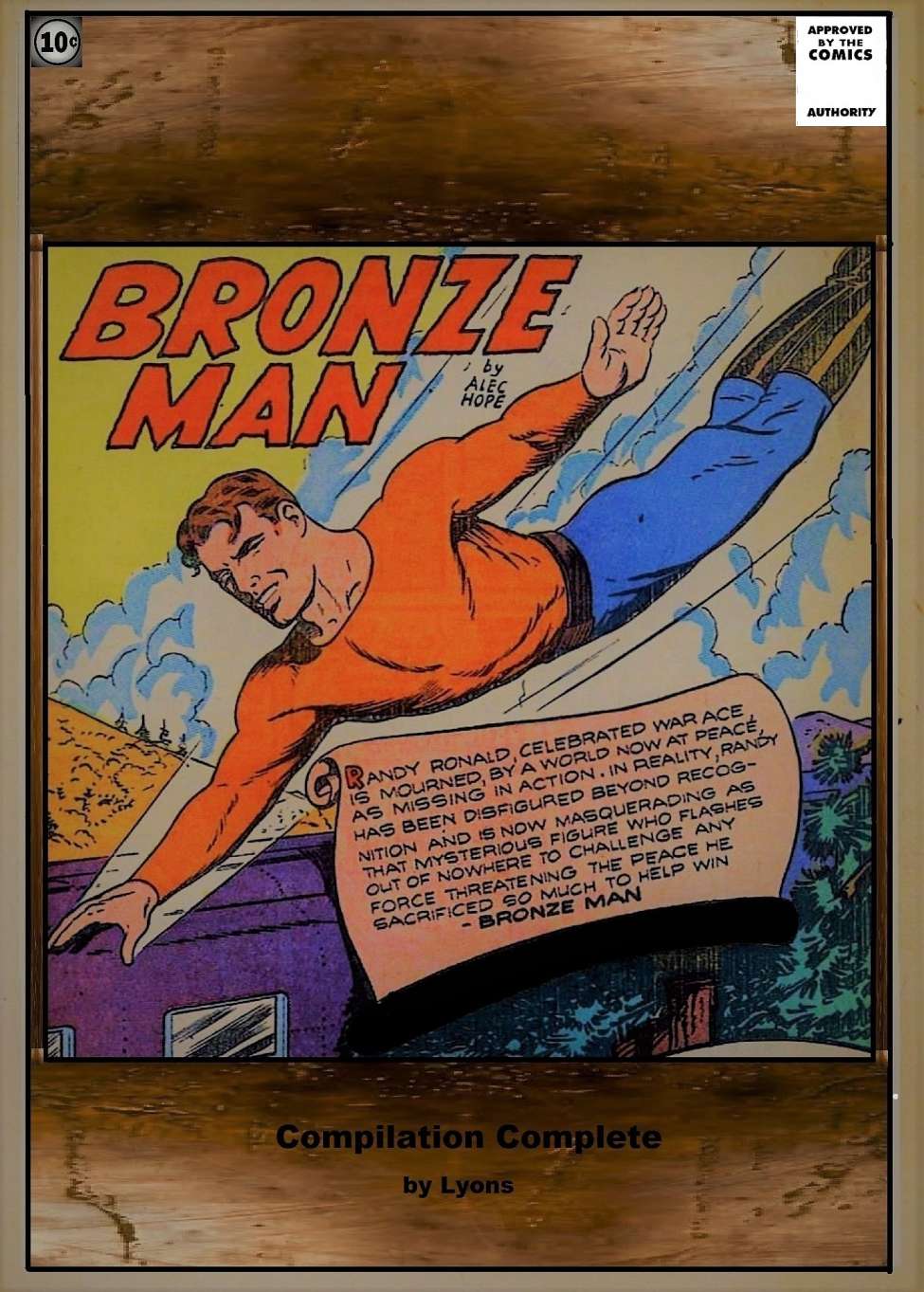 Comic Book Cover For Bronze Man