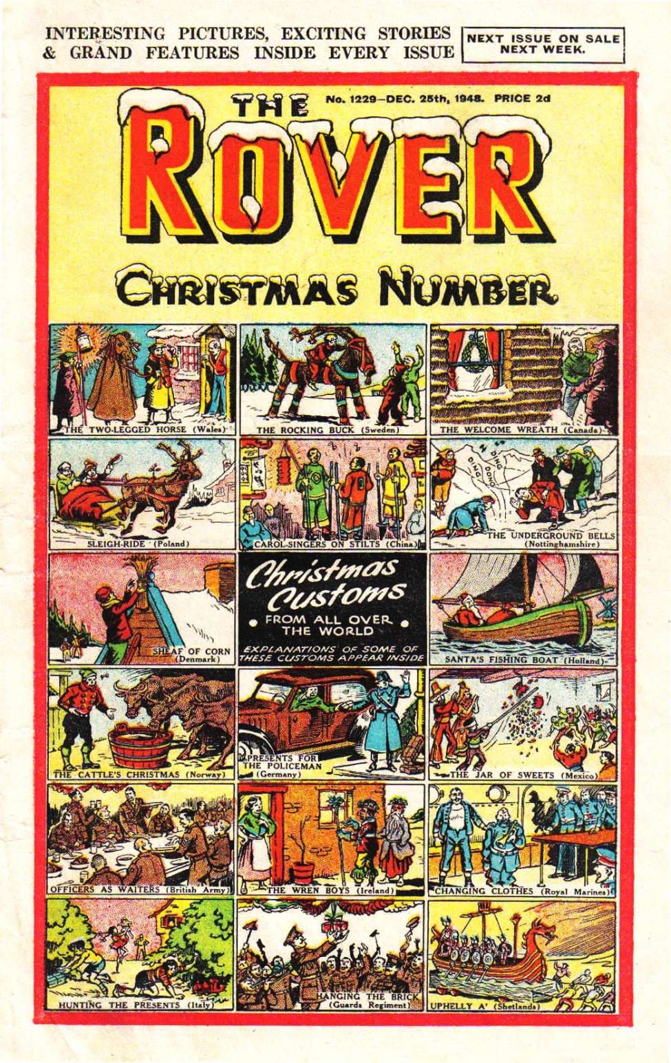 Comic Book Cover For The Rover 1229