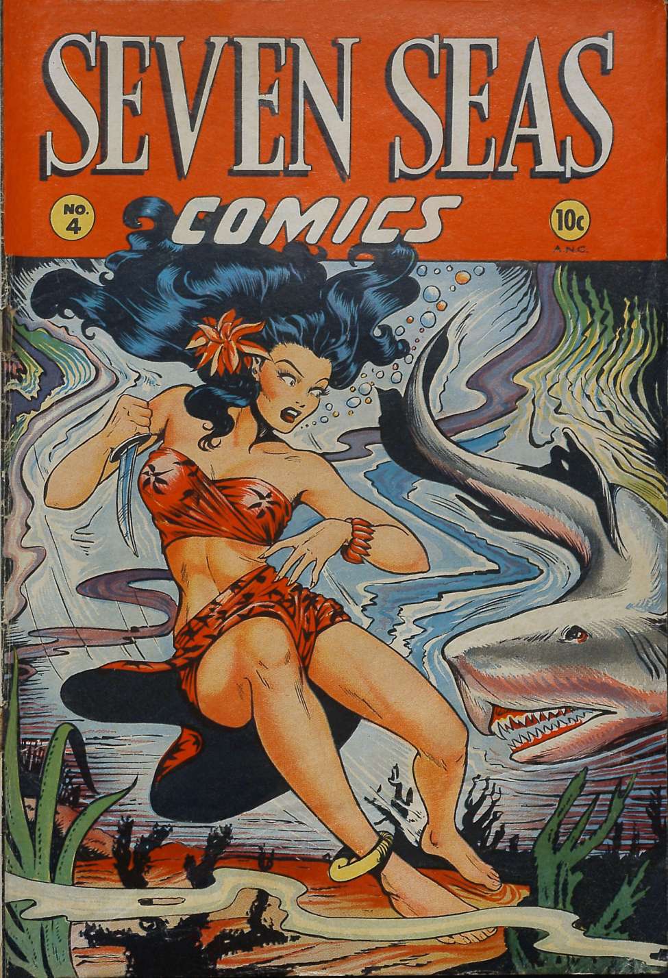 Comic Book Cover For Seven Seas Comics 4