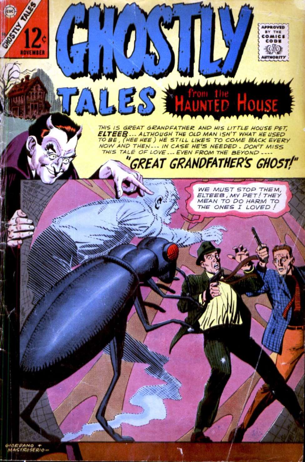 Comic Book Cover For Ghostly Tales 58
