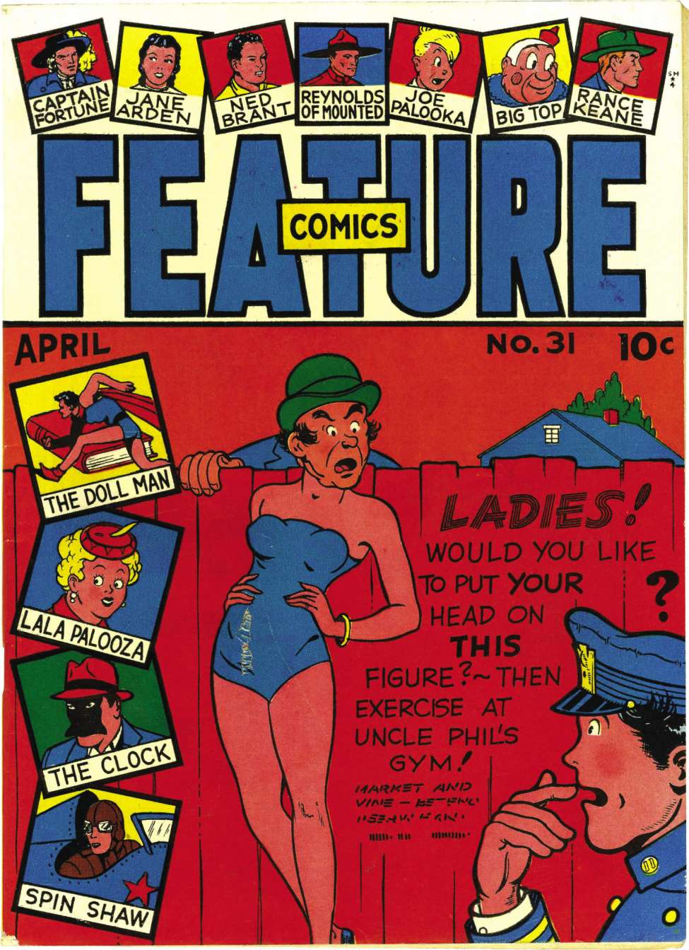 Comic Book Cover For Feature Comics 31