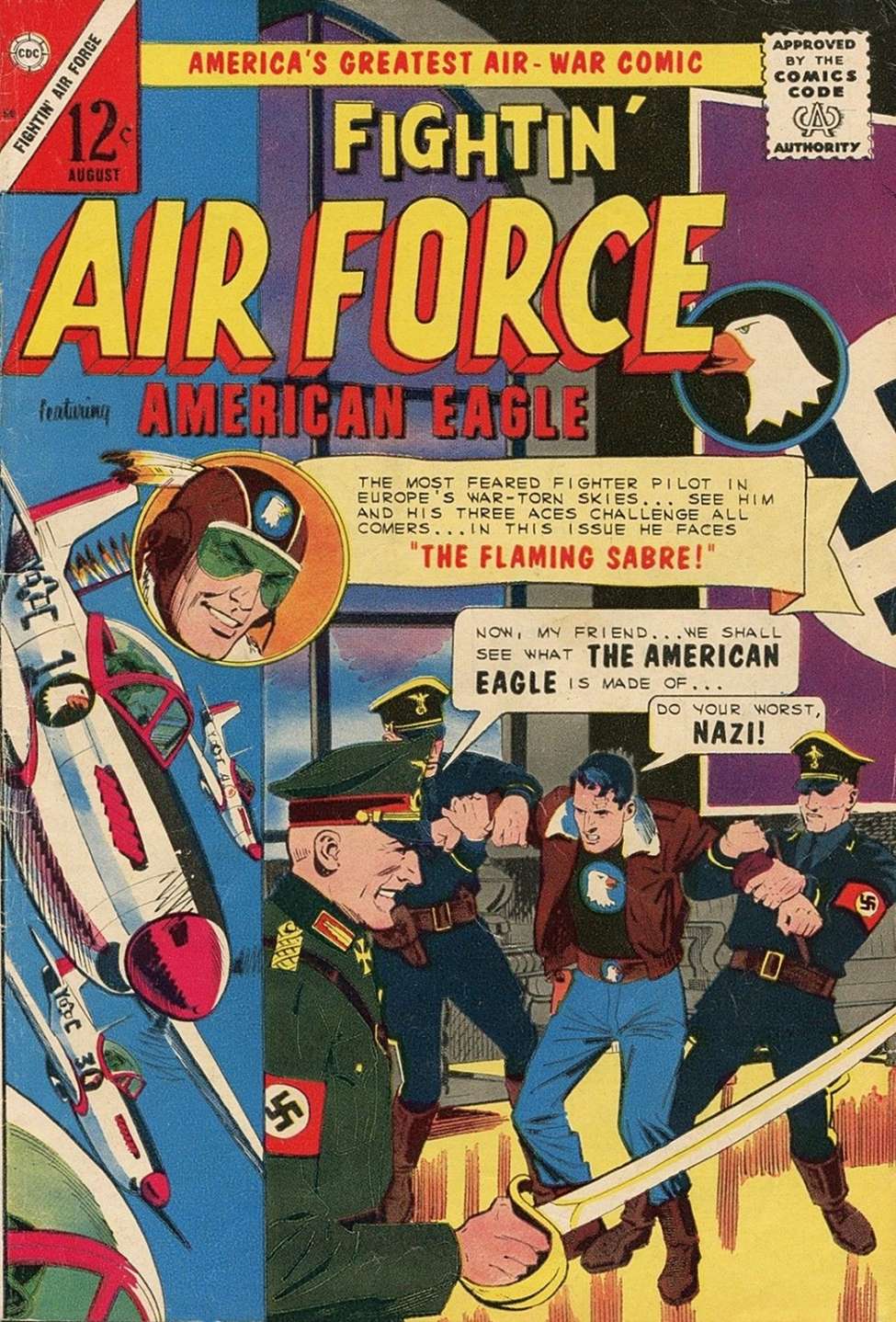 Comic Book Cover For Fightin' Air Force 50