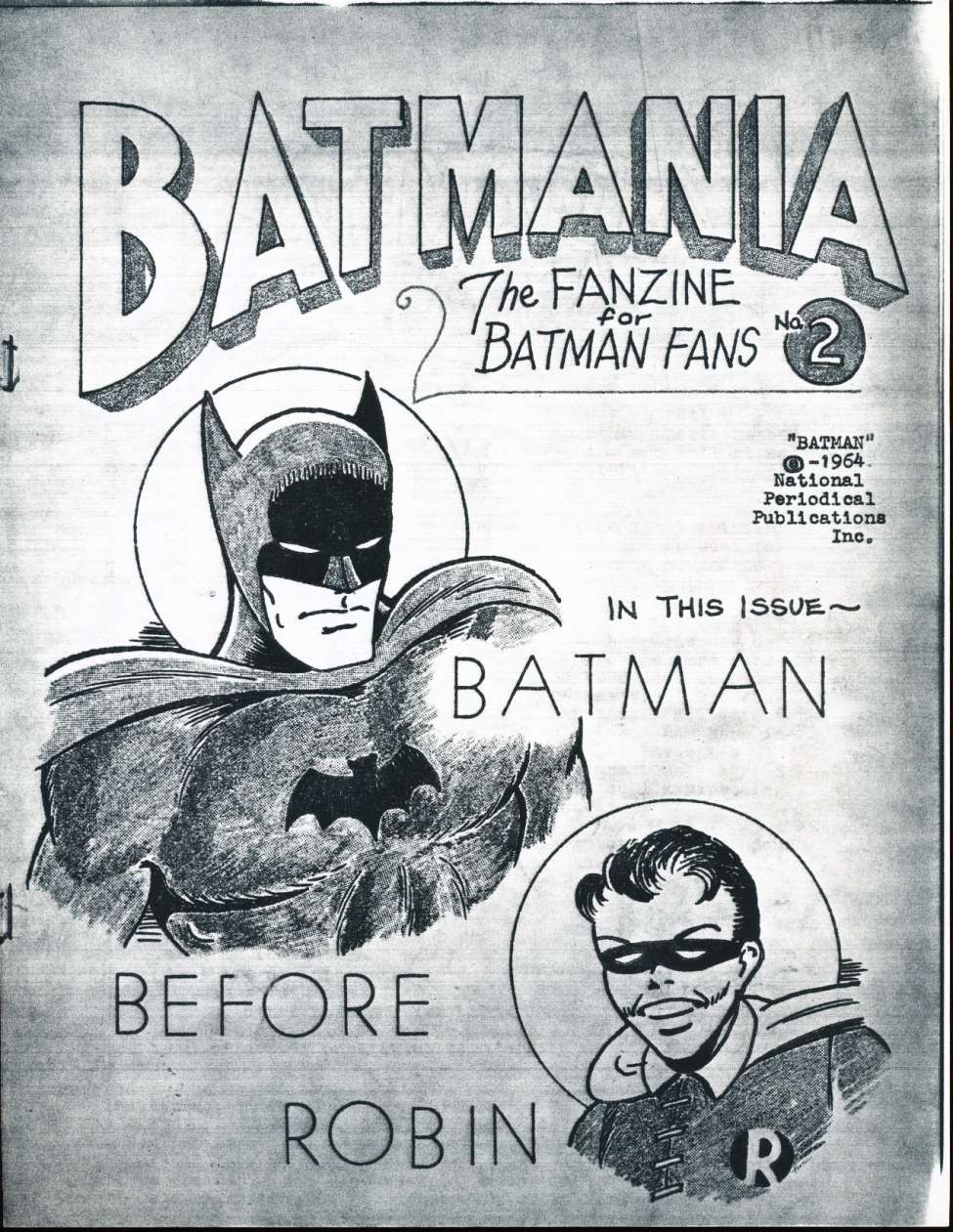 Comic Book Cover For Batmania 2