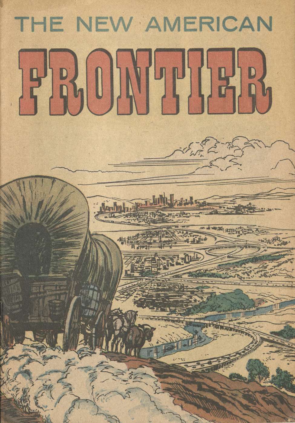 Book Cover For New American Frontier - The Pure Oil Co