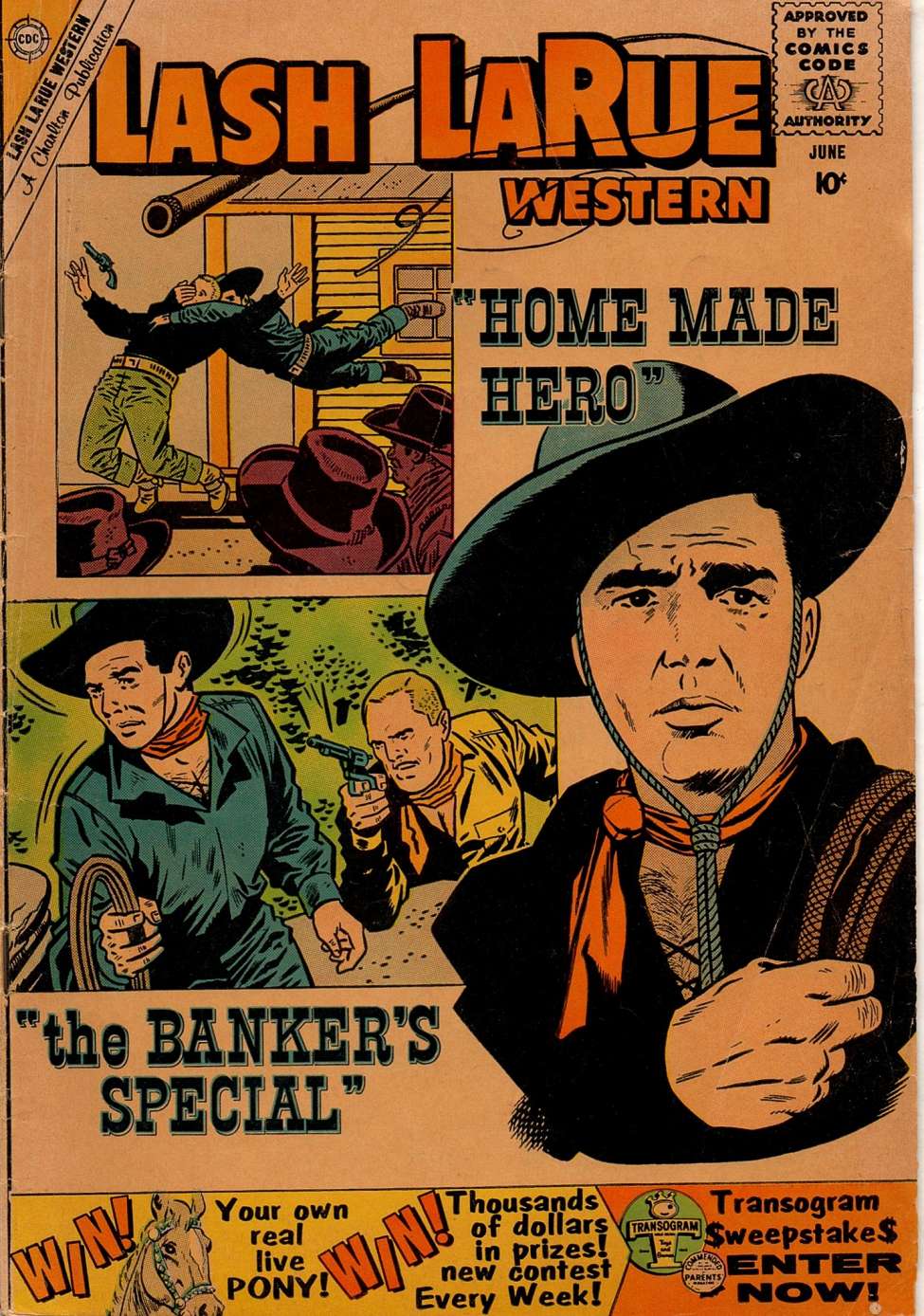 Comic Book Cover For Lash LaRue Western 78