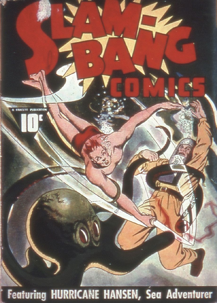 Comic Book Cover For Slam-Bang Comics 4 (fiche)