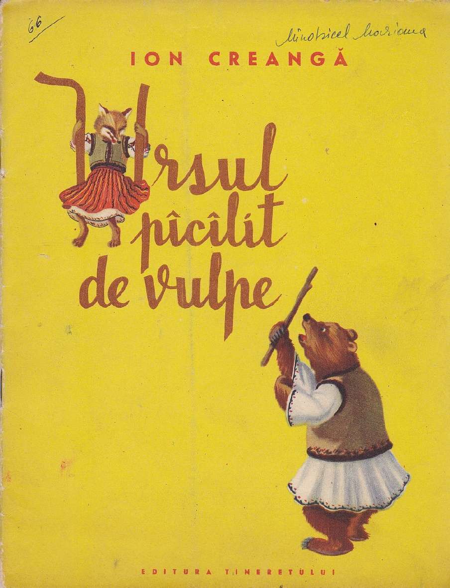 Book Cover For Ursul pacalit de vulpe