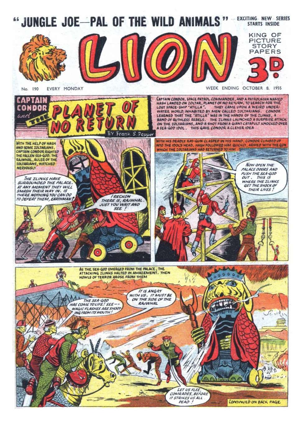 Comic Book Cover For Lion 190