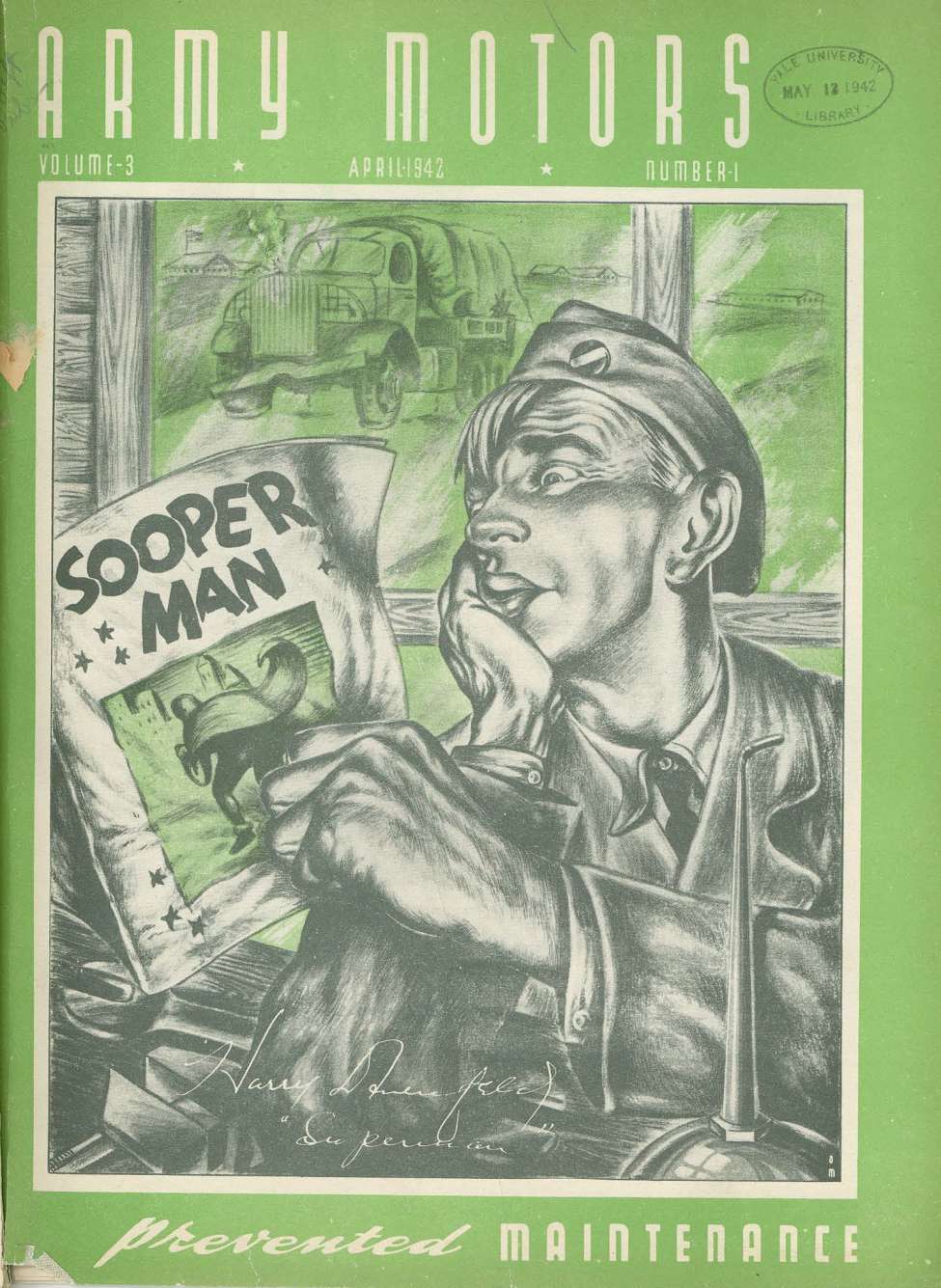 Comic Book Cover For Army Motors Excerpts