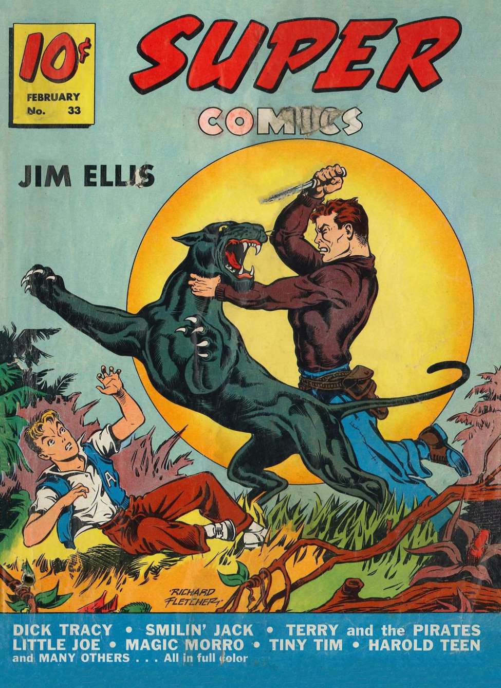 Book Cover For Super Comics 33