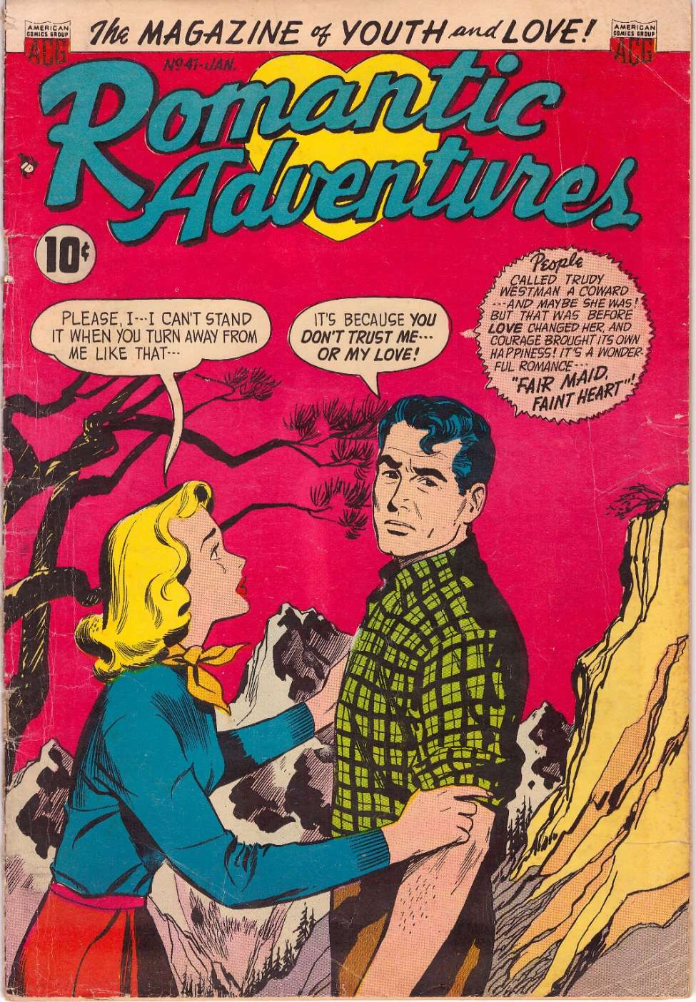 Comic Book Cover For Romantic Adventures 41