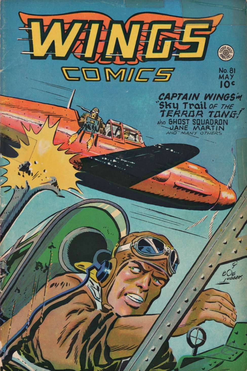 Comic Book Cover For Wings Comics 81 - Version 2