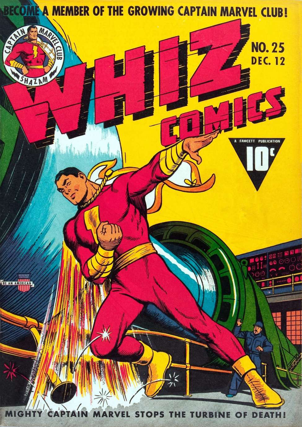 Book Cover For Whiz Comics 25