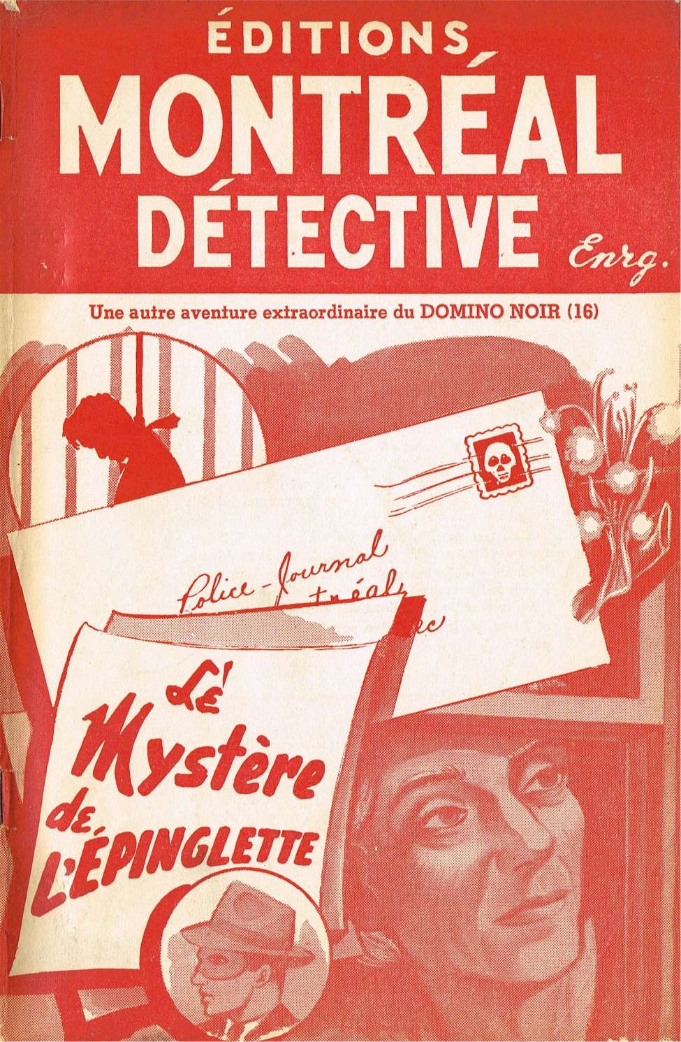 Comic Book Cover For Domino Noir v2 16 - Le Mystère de l’épinglette