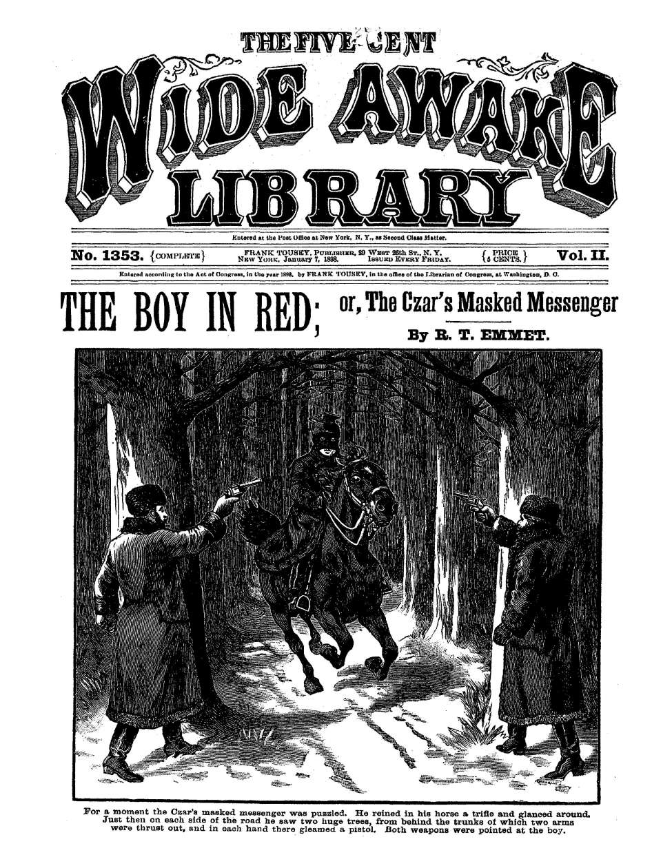 Book Cover For Five Cent Wide Awake Library v2 1353