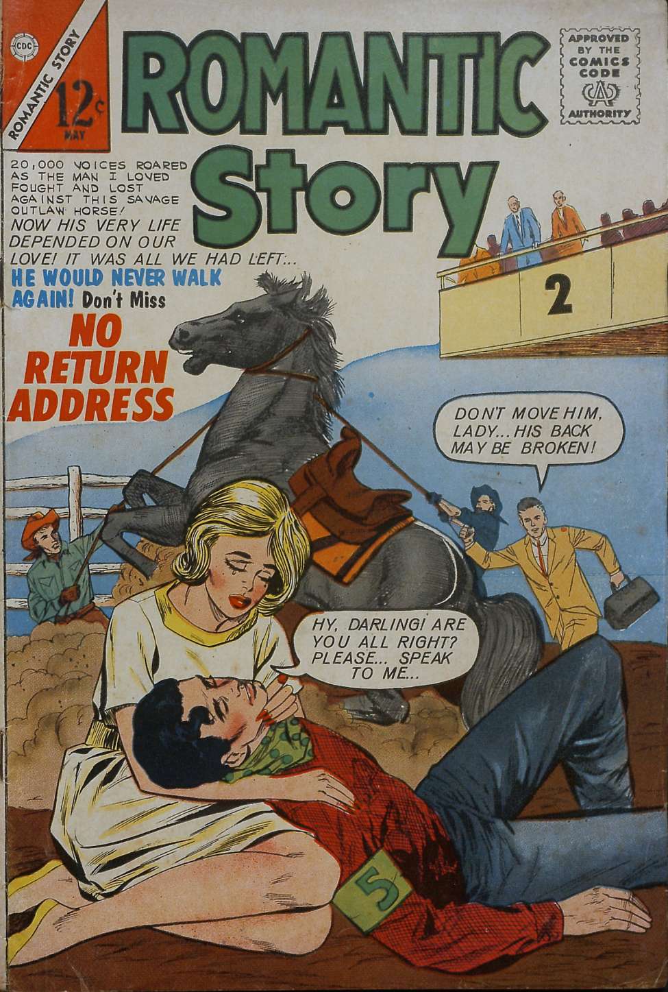 Comic Book Cover For Romantic Story 66