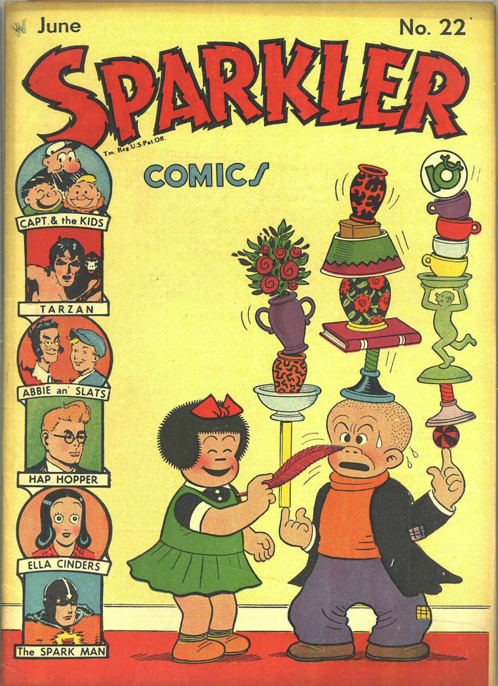 Book Cover For Sparkler Comics 22