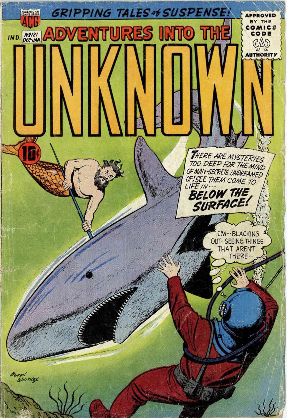 Book Cover For Adventures into the Unknown 121
