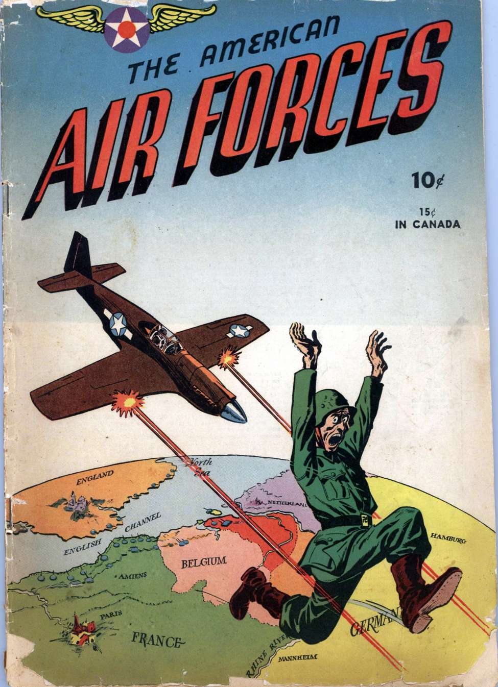Comic Book Cover For American Air Forces 1