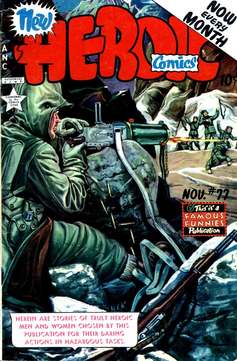 Comic Book Cover For New Heroic Comics 77