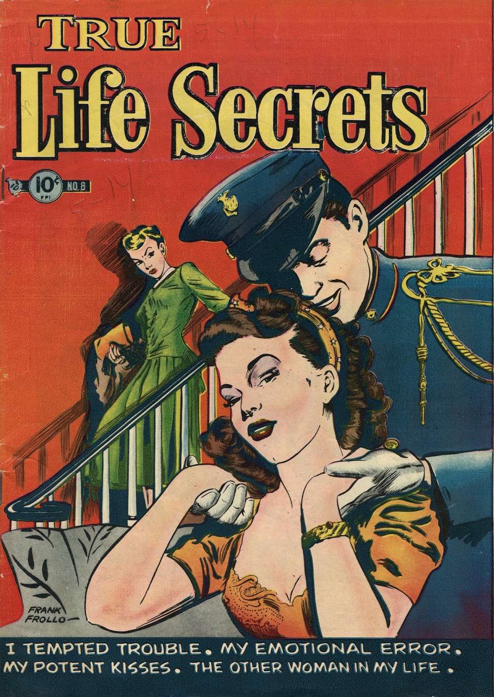 Comic Book Cover For True Life Secrets 8