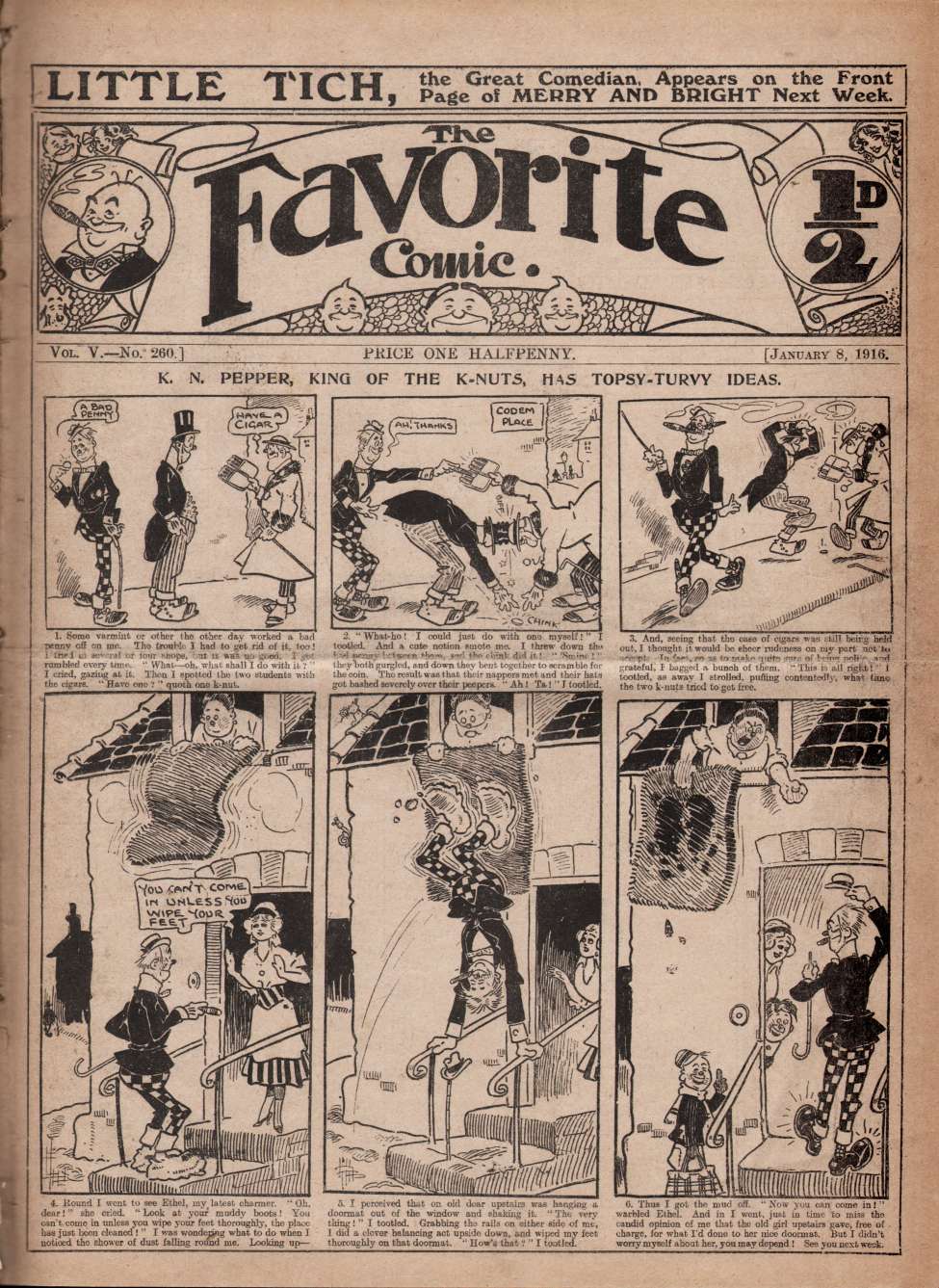 Book Cover For The Favorite Comic 260