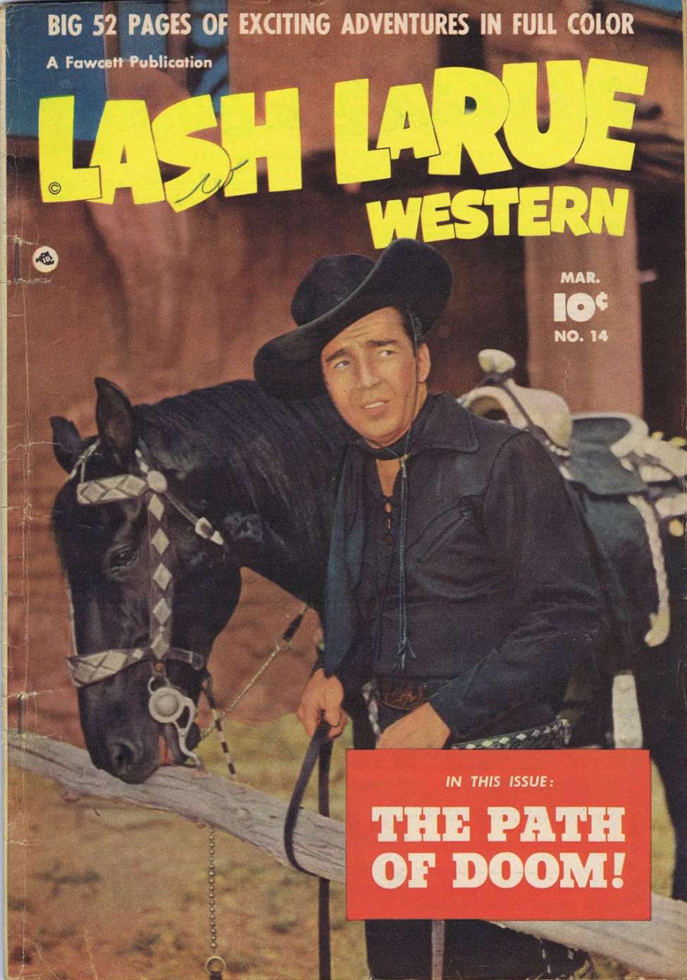 Comic Book Cover For Lash LaRue Western 14