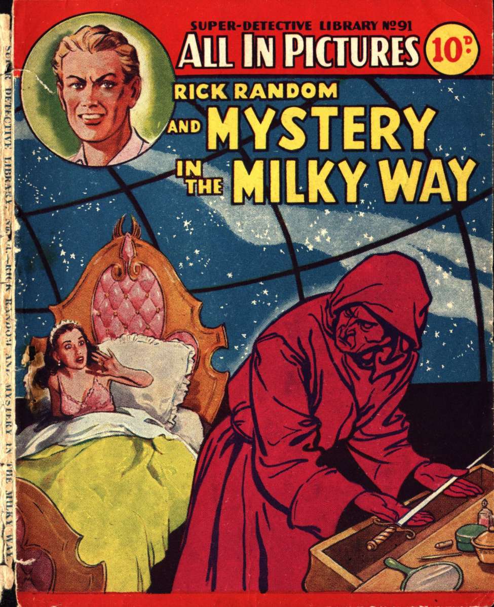 Book Cover For Super Detective Library 91 - Mystery in the Milky Way