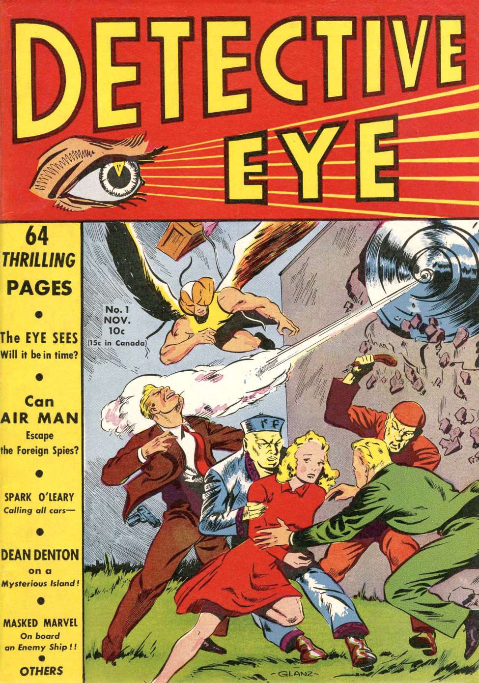 Comic Book Cover For Detective Eye 1