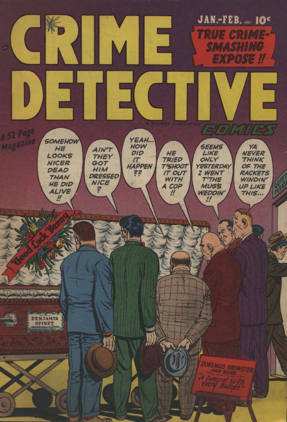 Comic Book Cover For Crime Detective Comics v2 6