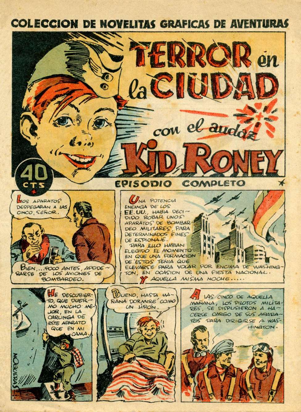 Comic Book Cover For Kid Roney 5 Terror en la ciudad