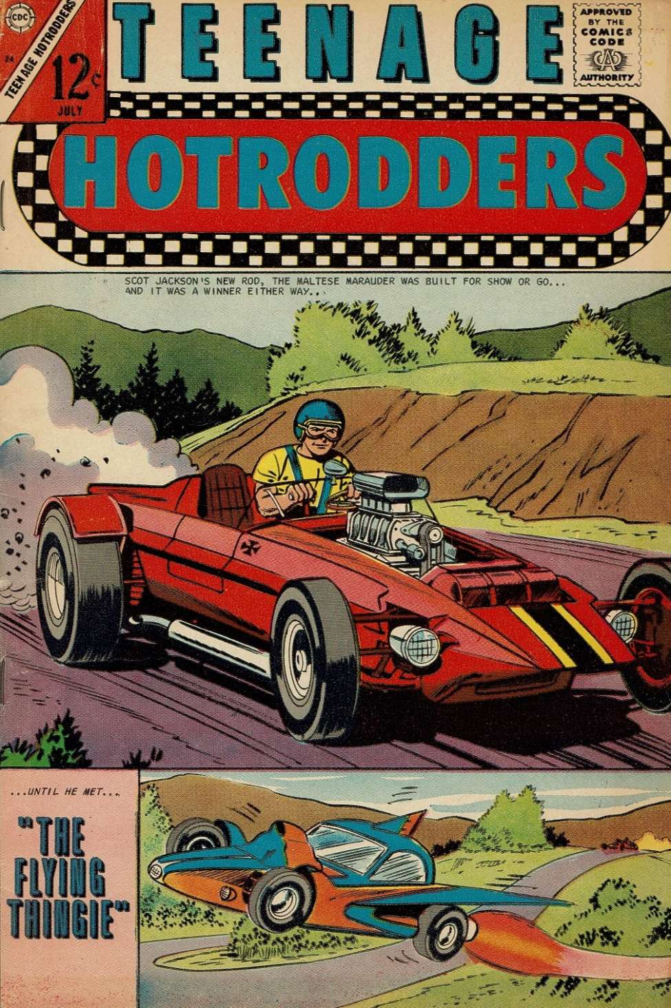 Comic Book Cover For Teenage Hotrodders 24