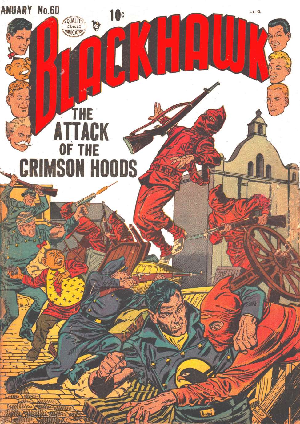 Comic Book Cover For Blackhawk 60