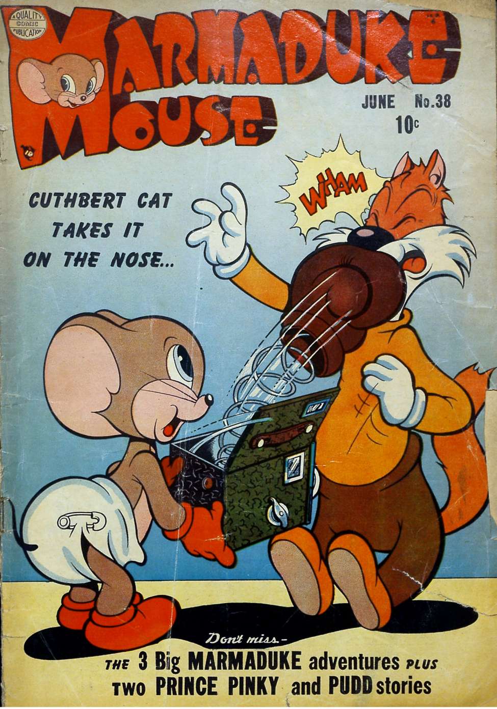 Comic Book Cover For Marmaduke Mouse 38
