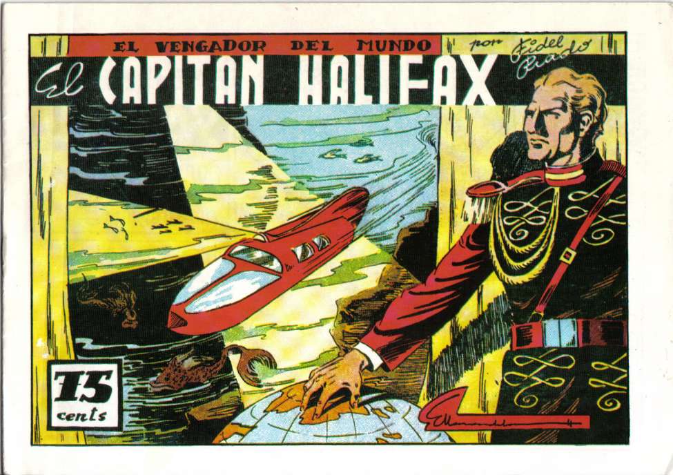 Book Cover For El Vengador del Mundo 1 - El Capitan Halifax